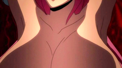 Sexy redhead babe gets in trouble with sex monsters