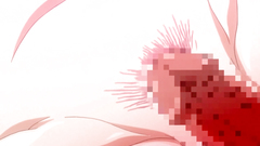 Big breasted babe with giant boobs in hentai cartoon