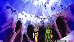 Young and lovely teens attacked by tentacles