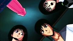 Young shaved pussies of hot teens in hentai porn