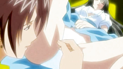 Those hot bitches knows what to do in hentai toon