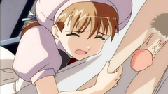 Naked busty babe bondaged and fucked in hentai cartoon