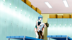 Teenage sex in the locker room - hentai porn video