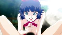 Petite barey legal teen blows cock like a pro