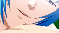 Hardcore threesome fuck with two busty hentai babe