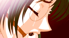 Young and nerdy teen in glasses loves BDSM stuff