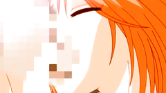 Amazing redhead cutie takes big cock in her mouth