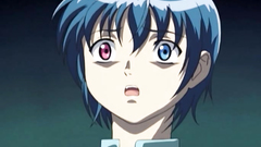 Pink-haired cutie in BDSM hentai porn cartoon