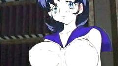 Threesome fuck with busty cuties in cartoon