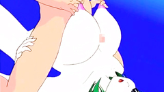 Hardcore fuck for fully brested babe from behind