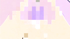 Cute brunette cartoon girl fucks hard