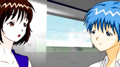 Big titted cutie and small titted lesbians have some fun