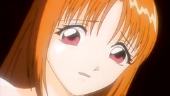 Lovely hantai cutie spreads her legs wide open