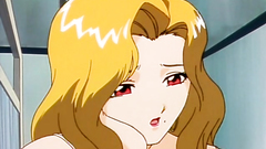 Lovely hantai cutie spreads her legs wide open