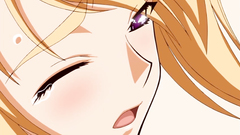 Fully breasted blonde schoolgirl fucks cock with her tits