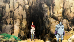 Bondaged naked cutie destroyed by ugly creatures