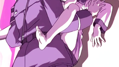 Petite teens surrended by military forces