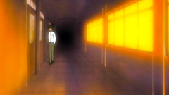 Short-haired redhead cutie blows cock standing on her knees