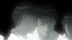 Short-haired redhead cutie blows cock standing on her knees