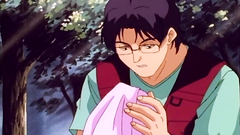 Handsome naked cutie attacked by horny tentacle