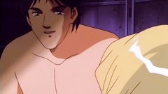 Handsome naked cutie attacked by horny tentacle