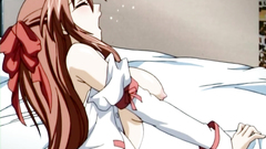 Young and busty lovely cutie swallows hard erection and gets drilled