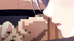 That beautiful schoolgirl swallows massive cock like a pro