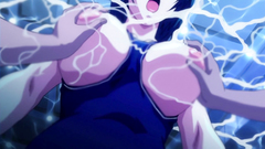 Young busty babe molested in the pool by two horny dudes