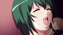 That busty babe spreads her legs wide open and gets fucked