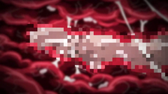 Slutty and sexy chick with big tits gangbanged in a public place