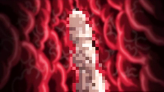 Slutty black-haired nurse hardcore fucked in the 3some