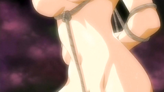 Busty young girl tied up and teased in xxx cartoon