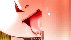 Seductive blonde cutie plays with cock standing on her knees