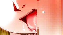 Seductive blonde cutie plays with cock standing on her knees