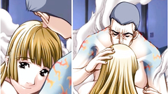 Breasty blonde chick hardcore fucked by rude master