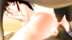 Awesome brunette cutie gets banged in DP fuck