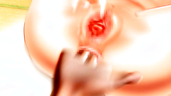 Awesome brunette cutie gets banged in DP fuck