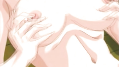 Naked black-haired cutie gets filled with a sticky cum