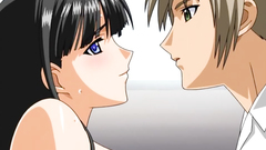 Long-haired teen has sex with her boyfriend