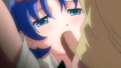 Short-haired teen face fucked in hentai porn cartoon