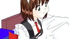 Petite barely legal maid in awesome hentai toon