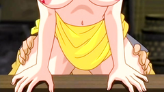 She spreads her legs and gets fucked deeply