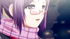 Busty sexy brunette girl seduced in the changing room