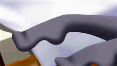 She spreads her legs and plays with her tiny holes