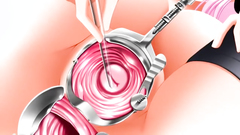 Her tiny butthole is very flexible - hentai solo porn