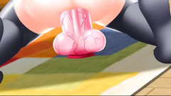 Awesome solo girl rides huge cock sex toy