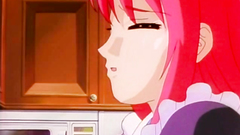 Awesome redhead teen maid servers boss cock