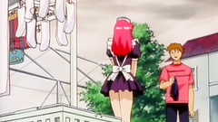 First sexual experience of handsome redhead maid