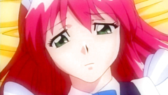 Sexy redhead maid does what her master wants