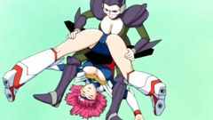 Naughty cartoon heroes have sexual fun in hentai toon